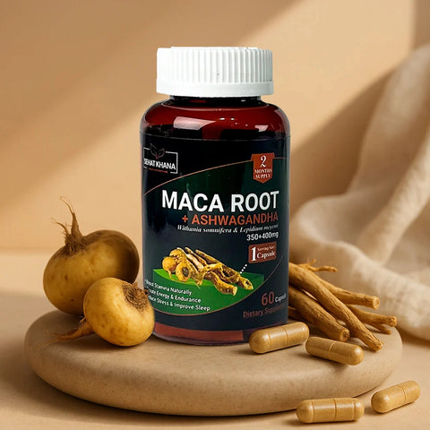 Ashwagandha + Maca Root Capsules